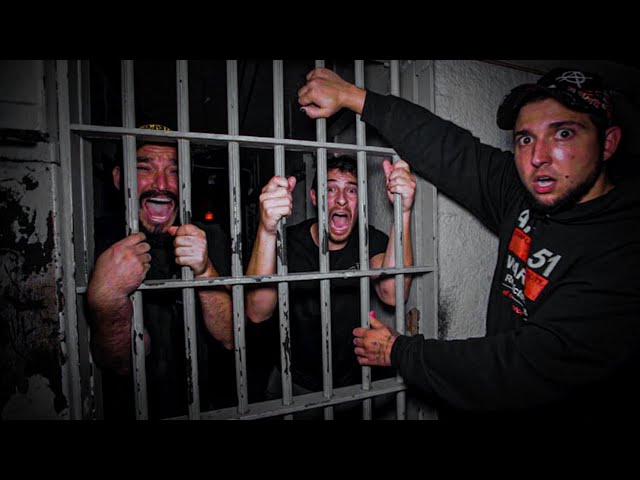 OVERNIGHT in HAUNTED PRISON: Locked in the Dungeon