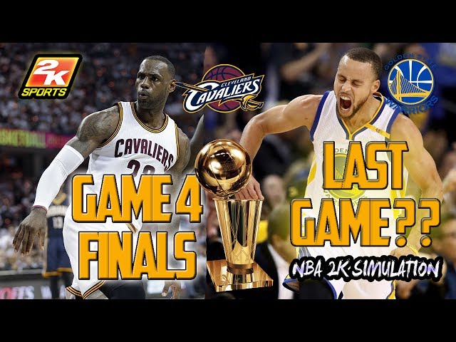 Golden State Warriors VS Cleveland Cavaliers - Game 4 - 2017 NBA Finals - NBA 2K17