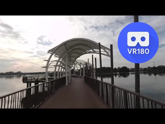 [VR180 5.7k] Vuze XR & Studio 3.0.5843 Stabilization Test by running in 180° 3D mode