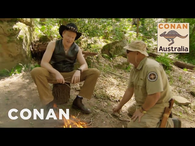 Conan Learns How To Survive In The Australian Bush | CONAN on TBS