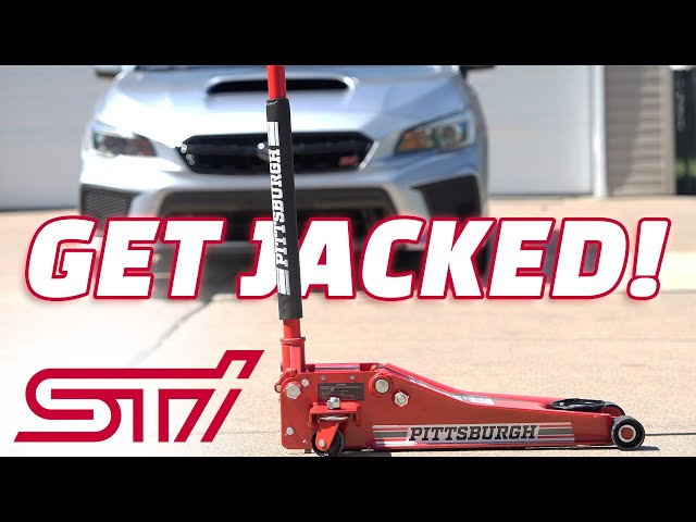 How to Jack up a WRX STI | Step by Step