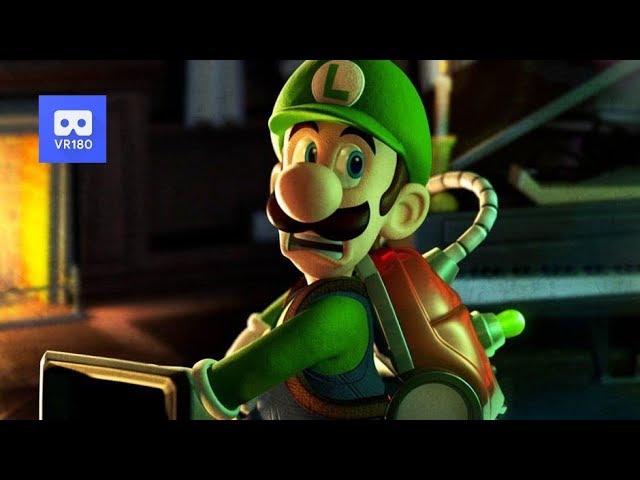 3D 180VR 4K luigi Mansion3 the Movie Switch Mario