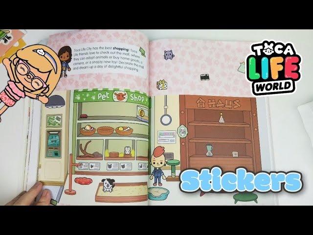 Let's Decorate Pet Shop / Haus | Toca Life Stickers  #tocalife #tocaboca