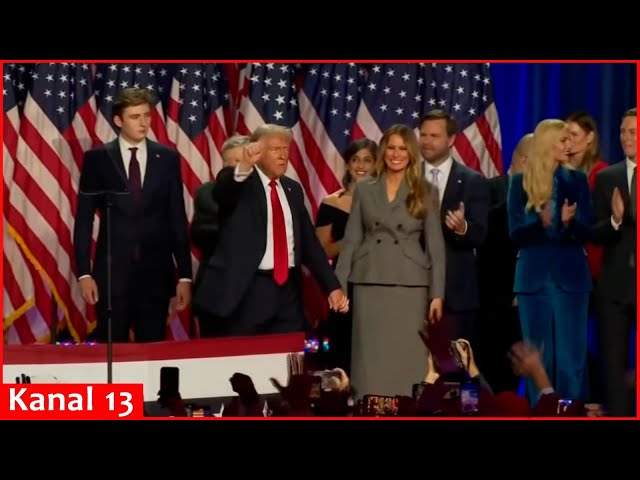 Live from Donald Trump’s campaign watch party in West Palm Beach, Florida