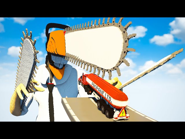 Cars vs Chainsaw Man | Teardown