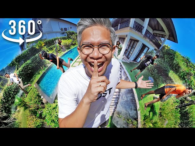 SEMBUNYI2AN PAKE KAMERA 360 DI VILLA HOTMAN PARIS!!