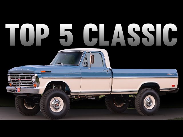 Discover the Top 5 Classic Pickup Trucks of All Time!