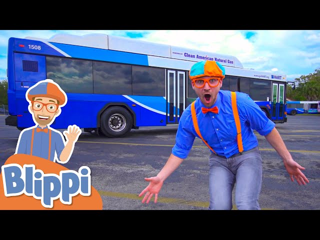 Blippi Explores a Bus! | Learn About Vehicles For Kids | Educational Videos For Toddlers