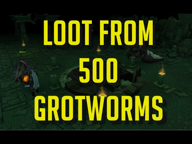 [RS] - Guide & Loot From 500 Mature Grotworms - Was It Worth It?