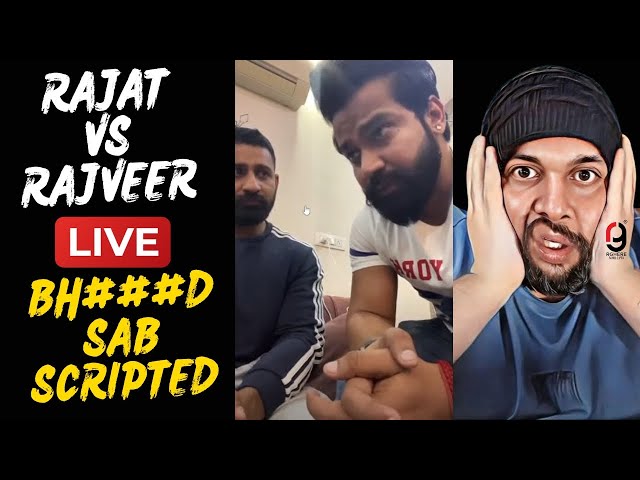 RAJAT DALAL VS RAJVEER FITNESS | SCRIPTED CONTROVERSY | REACTION BY RG | ELVISH YADAV JAIL 14 DAYS