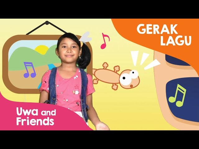 Lagu Anak Cicak Cicak di Dinding Gerak dan Lagu