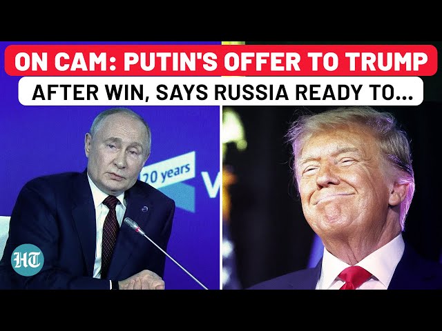 Putin Finally Congratulates Trump On Victory, Gives This Offer On Camera: 'Don't Feel Shame In...'