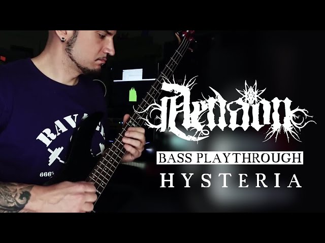 AENAON - Hysteria (Official Bass Playthrough)