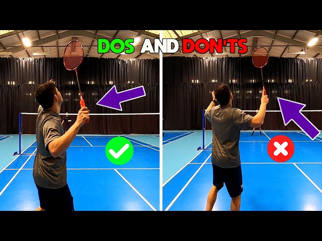 Common Beginner Badminton Mistakes - Do And Don'ts 2