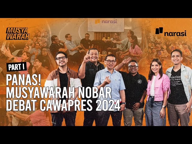 [LIVE] Part 1 Nobar Debat Cawapres 2024 | Musyawarah