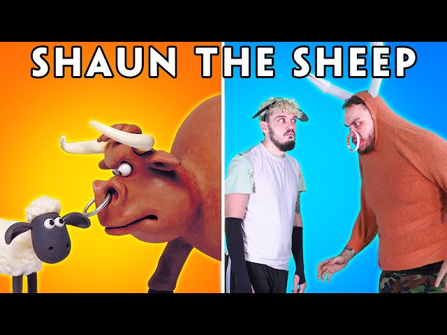 SHAUN THE SHEEP WITH ZERO BUDGET - The Bull | Shaun The Sheep Funny Animated Parody