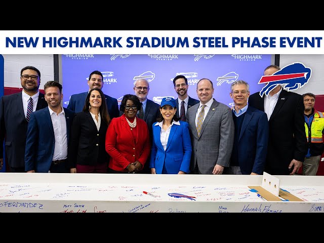 Buffalo Bills Kickoff Steel Phase Of New Highmark Stadium!