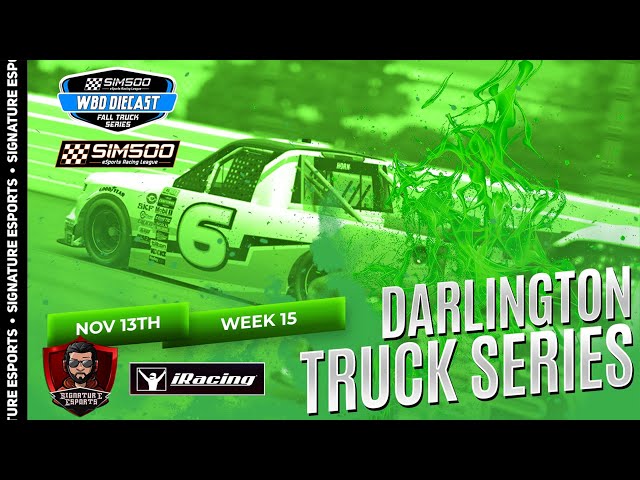 DARLINGTON - WBD DIECAST TRUCK SERIES | POWERED BY SIM 500 #iracing #league #gaming