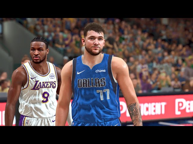 LAKERS vs MAVERICKS | NBA 2K MOD PC ULTRA REALISTIC GAMEPLAY | K4RL