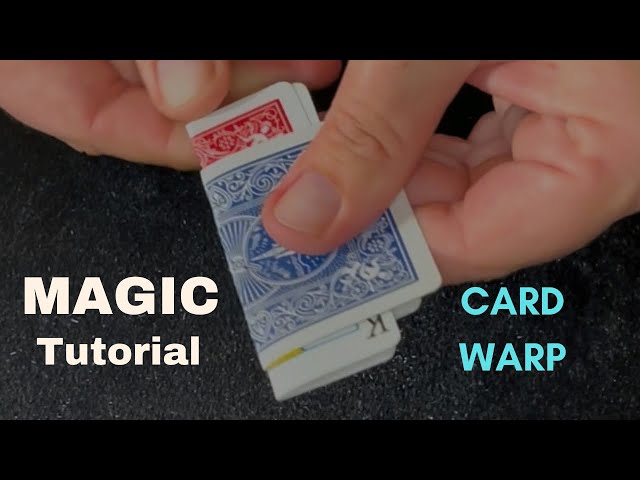 Easy Magic Card Trick Tutorial - Card Warp