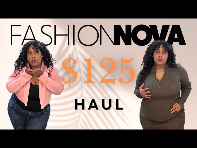 $125 Fashion Nova Curve Plus Size Try-On Haul