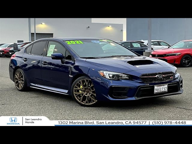 2021 Subaru WRX STI Limited For Sale Near San Francisco, California