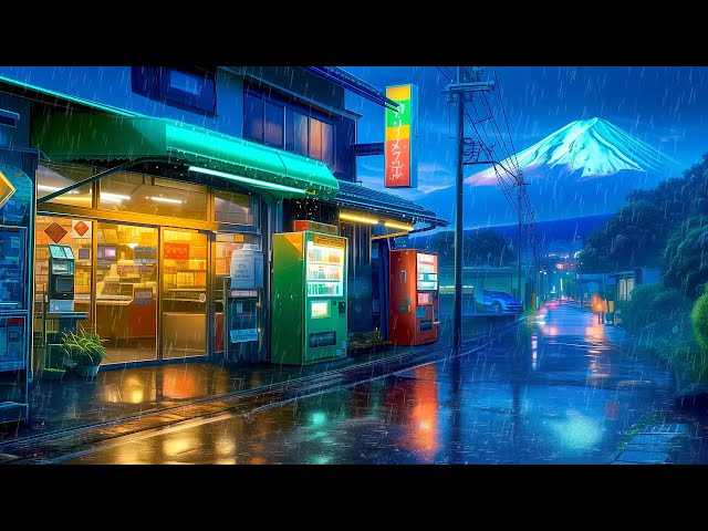 Urban Rainy Night ☔ Lofi Sleep Music To Make You Calm Down And Sleep Better ☔ Pluviophile Lofi