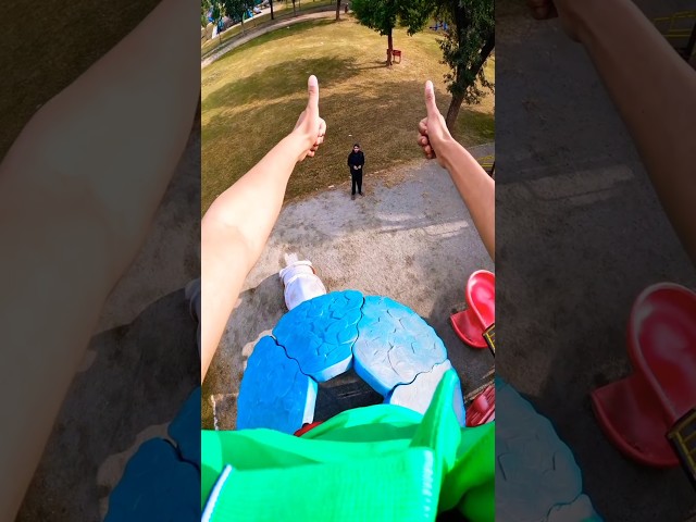 Bella ciao parkour playground running pov / UKPOV / #viralshorts #100millionviews #trendingshorts