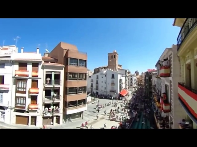 The entrance of Bulls and Horses of Segorbe in 360º