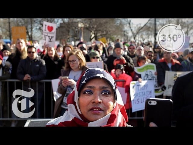 Protests of Immigration Ban Continue | The Daily 360 | The New York Times