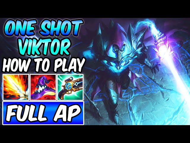 HOW TO PLAY VIKTOR MID & ONE-SHOT | Best Build & Runes | Diamond Player Guide | League of Legends