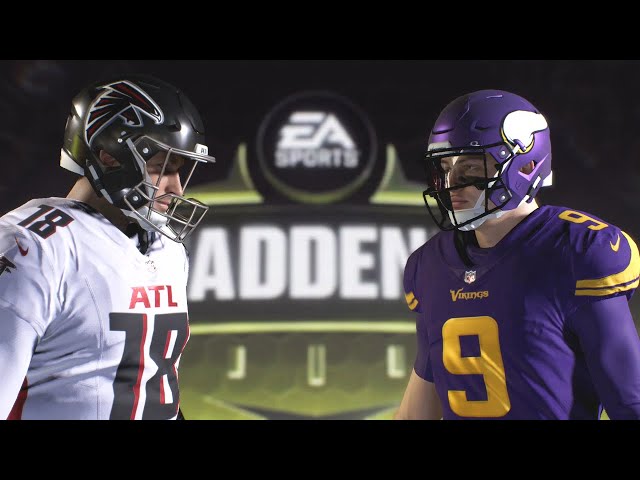 Madden NFL 24 - Atlanta Falcons Vs Minnesota Vikings (JJ McCarthy) PS5 (Madden 25 Rosters)