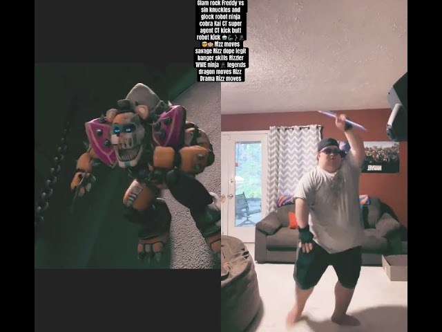 Chris trickel’s super new Rizz robot battle riot tech ￼Double Rizz Dope legit banger Ninja moves❗️🤘