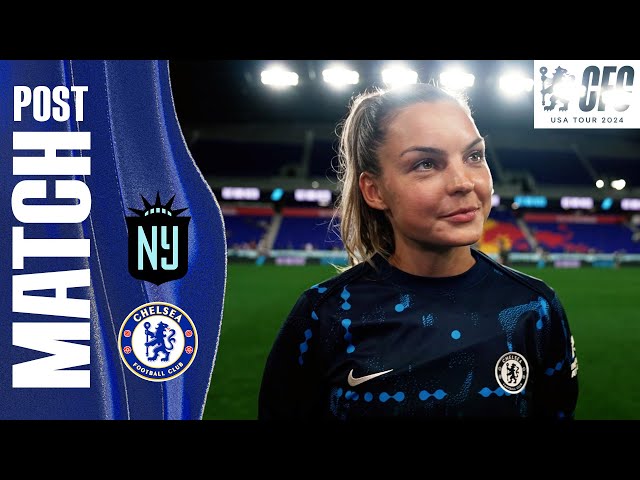 BOMPASTOR & RYTTING KANERYD react after Gotham win | Gotham FC 1-3 Chelsea Women | USA Tour 2024