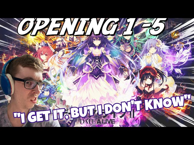 A JoJo fan reacts to all Date A Live openings