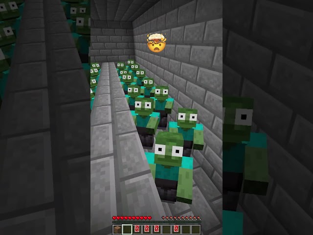 My Cat Found Zombie Base vs Emoji Secret Reaction #shorts #meme #minecraft