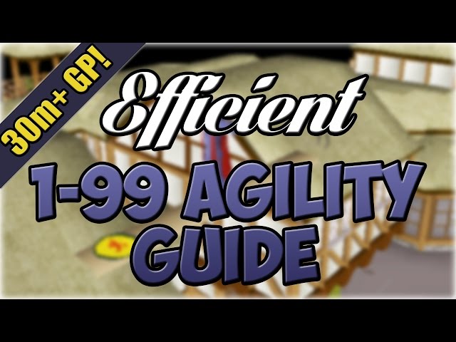 EFFICIENT 1-99 Agility Guide! | 30m+ PROFIT | Oldschool 2007 Runescape