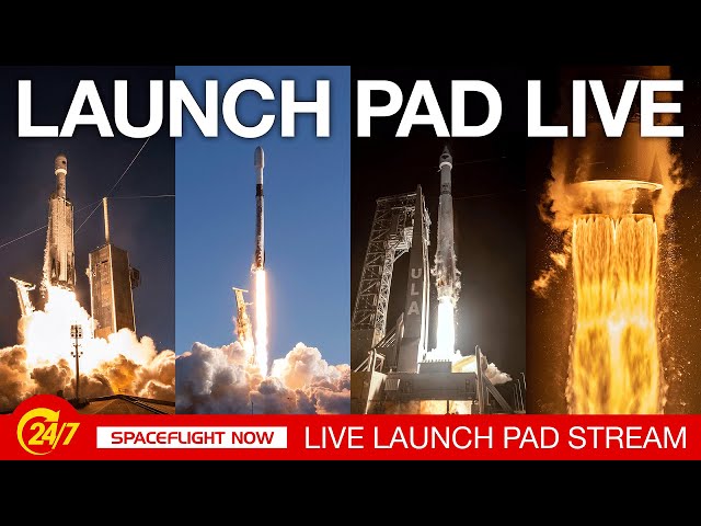 Launch Pad Live: Falcon 9 pad views / SpaceX Starship 24-7