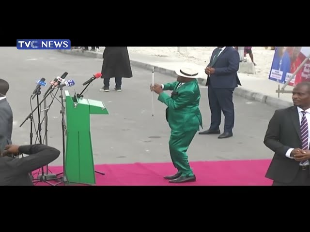 (WATCH) "My Name Is Everywhere", Wike Says As He Shows Off His Dance Moves