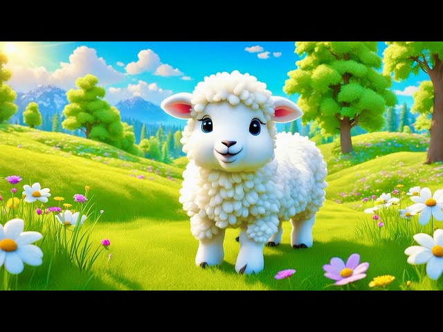 Mary Had a Little Lamb | Sweet Animal Song for Kids | Nursery Rhymes & Kids Songs