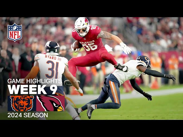 Chicago Bears vs. Arizona Cardinals | 2024 Week 9 Game Highlights