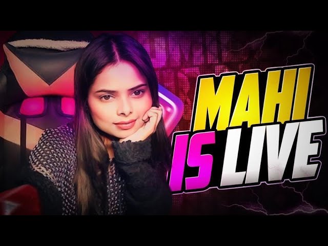 GIRL GAMER LIVE || BGMI LIVE || TEAM GIVEAWAY LIVE|| MAHI IS LIVE || LIVE RANK PUSH IN BGMI ||