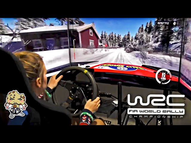 Rally Driver drives WRC 10 with D-BOX Haptic Simulator