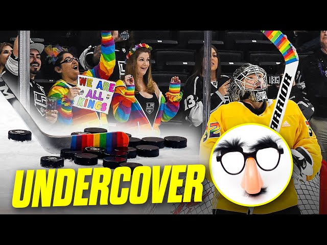 Daily Wire Host UNDERCOVER at NHL PRIDE Night