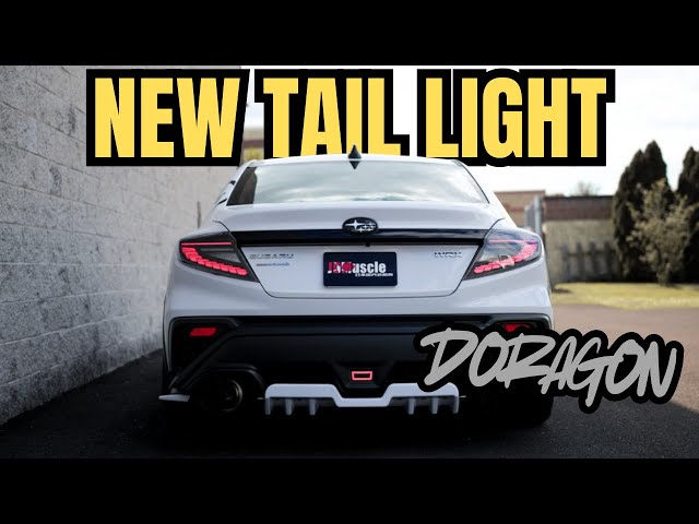 NEW Tail Lights You Don't Wanna Miss! | JDMuscle Version Doragon for 2022+ Subaru WRX