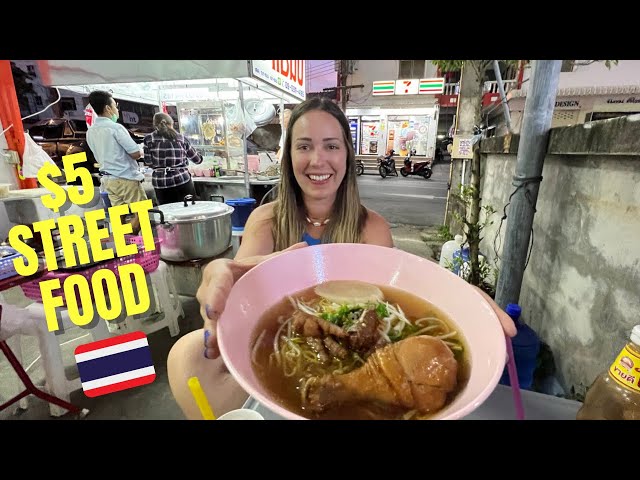 $5 STREET FOOD CHALLENGE in Phuket, Thailand 🇹🇭