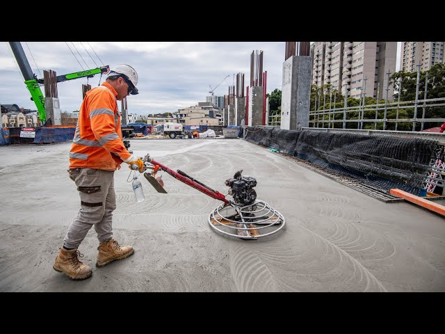 Sydney Metro: the largest concrete pour at Waterloo Station