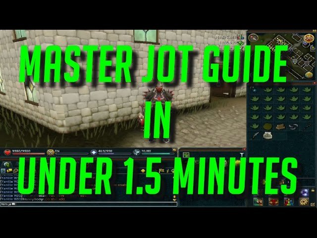 [RS] - Master JOT in under 1.5 minutes - Short Guide