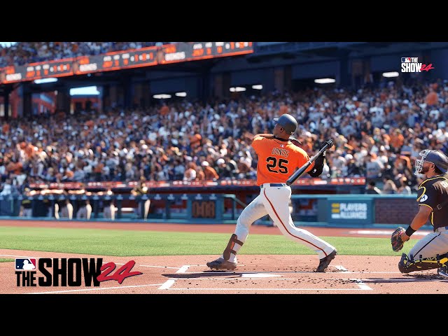 The Home Run King Barry Bonds. MLB The Show 24! - San Diego Padres Vs San Francisco Giants (4K)