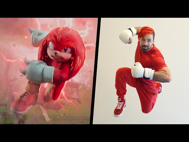 Stunts From KNUCKLES In Real Life (Sonic The Hedgehog)